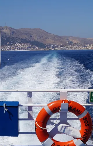 海, 救援, 救生圈, 圈子, 波, 蓝色, 渣滓, 水