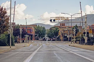 旗杆，美国，云，旅程，方向，箭头，街道，时髦