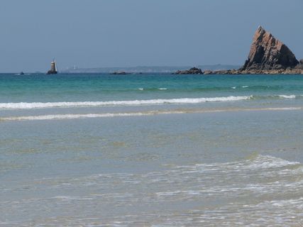 布列塔尼，法国，海洋，大西洋海岸，海岸，岩石海岸，大西洋，水