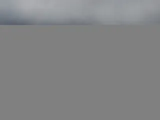 雷雨、彩虹、田野、风景、农场、夏天、干草卷、乌云