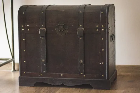 传输，宝藏，海盗，棕色，盒子，棺材，木制，木箱