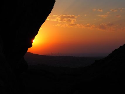 丹佛,科罗拉多州,日出,市中心,丹佛天际线,山脉,日落,天空 丹佛,科罗拉多州,日出,市中心,丹佛天际线,山脉,日落,天空