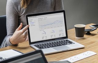 分析、业务、图表、计算机、连接、拷贝空间、公司、数据