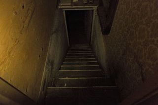 加拿大，马斯科卡，楼梯，台阶和楼梯，室内，建筑，无人，幽灵