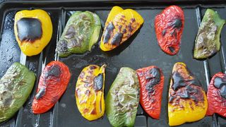 辣椒，辣椒蔬菜，食品，蔬菜，红色，绿色，黄色，准备