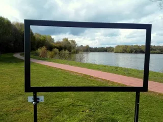 湖、哈塞卢尼、水库、植物、草、自然、树木、天空