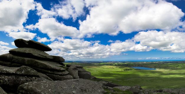 美丽风景上的云朵