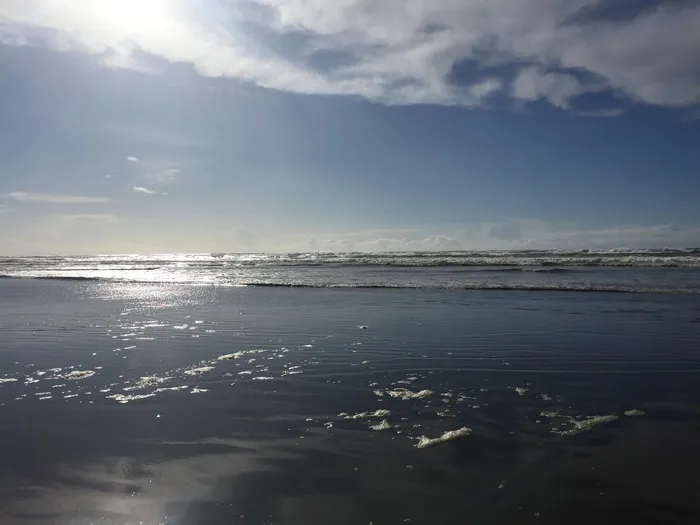 海滩，海洋，太平洋，海岸，水，自然，海洋，天空
