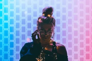 时尚，人物，女人，灯光，成人，调色板，彩色，颜色