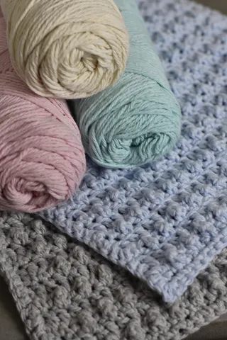 棉花, 钩针编织, 毛巾, 蜡笔, 纺织, 羊毛, 室内, 特写