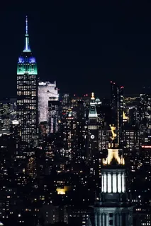 纽约, 帝国大厦, 美国, 天际线, 市中心, 摩天大楼, 高大, 夜 纽约, 帝国大厦, 美国, 天际线, 市中心, 摩天大楼, 高大, 夜