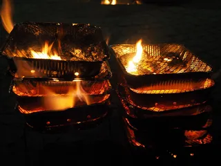 火焰、火灾、失控、品牌、高温、危险、高度危险、烧烤