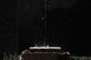 意大利，庞培，水，喷泉，飞溅，水滴，无人，运动