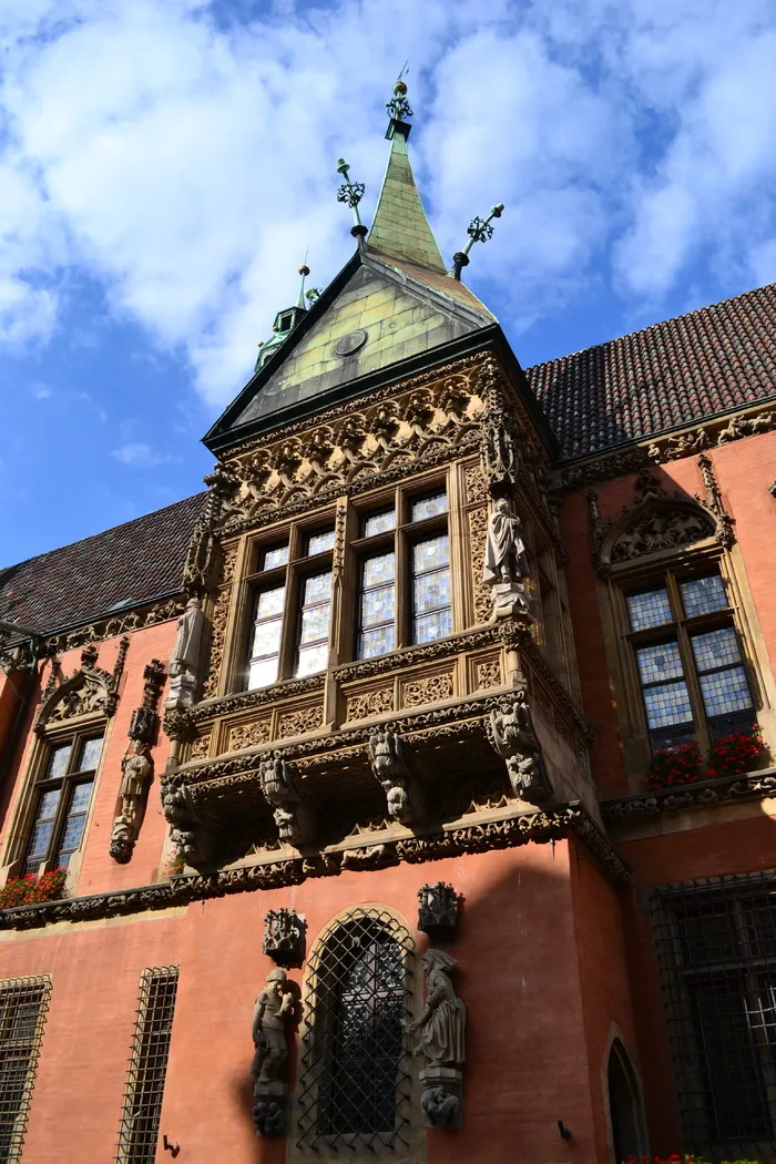 wrocław，古城，城市，建筑，纪念碑，立面，联排别墅，街道
