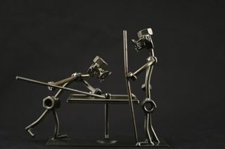 台球，游戏，人物，金属，摄影棚，室内，黑色背景，音乐