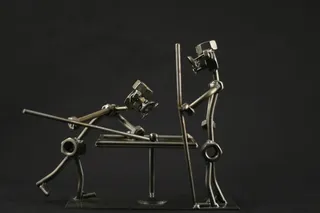 台球，游戏，人物，金属，摄影棚，室内，黑色背景，音乐