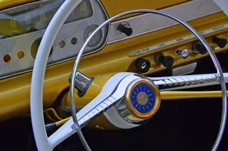 汽车, oldtimer, 黄色, 雨, 那辆旧车, 老将, 老爷车, 运输