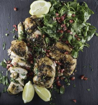 食品，饮料，鸡肉，石榴，食品和饮料，新鲜度，健康饮食，健康