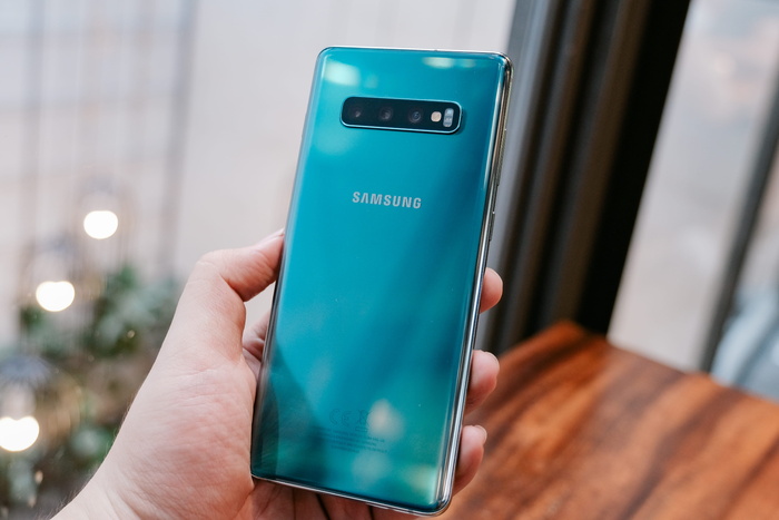 蓝色三星Galaxy Note 10