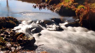 长度、曝光、水、弗斯、维森格朗德、丝滑、光滑、岩石