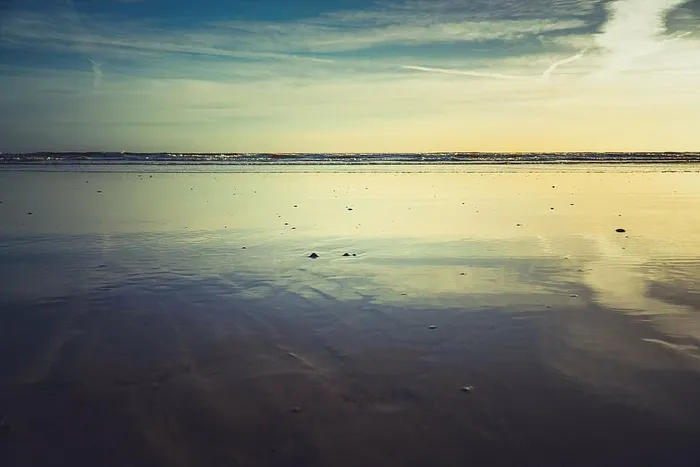 平静，身体，水，白天，自然，海滩，海岸，沙滩