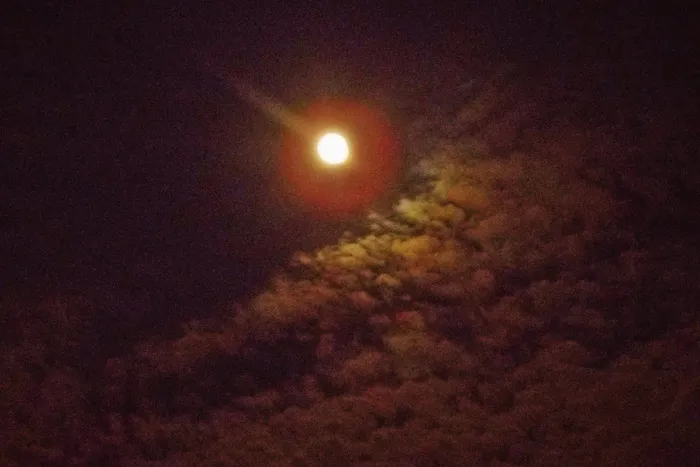 月亮, 云, 天空, 夜, 自然之美, 自然, 云-天空, 没有人