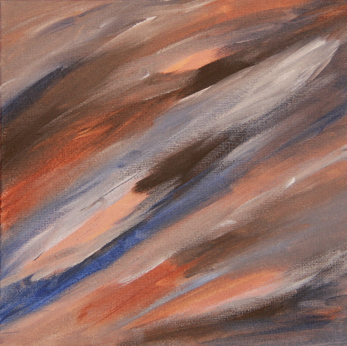 棕色、蓝色、抽象、绘画、艺术、风景、艺术品、照片绘画