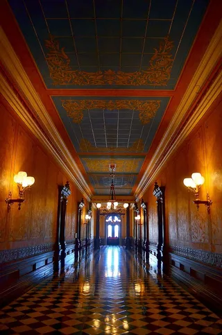 空间、帮派、建筑、lichtspiel、stadthalle、室内、建筑结构、照明