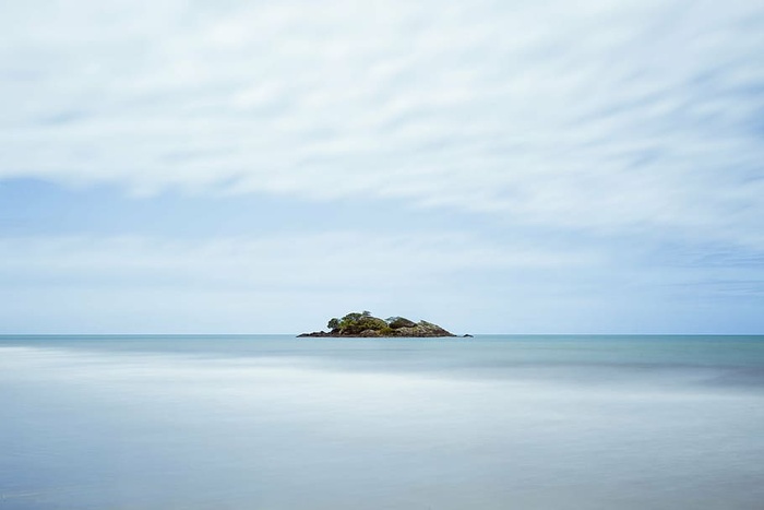 云，多云，岛屿，海洋，海水，海水，天空