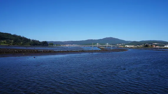 里亚斯,日落,加利西亚,水,海,海洋,桥梁,风景-自然 里亚斯,日落,加利西亚,水,海,海洋,桥梁,风景-自然
