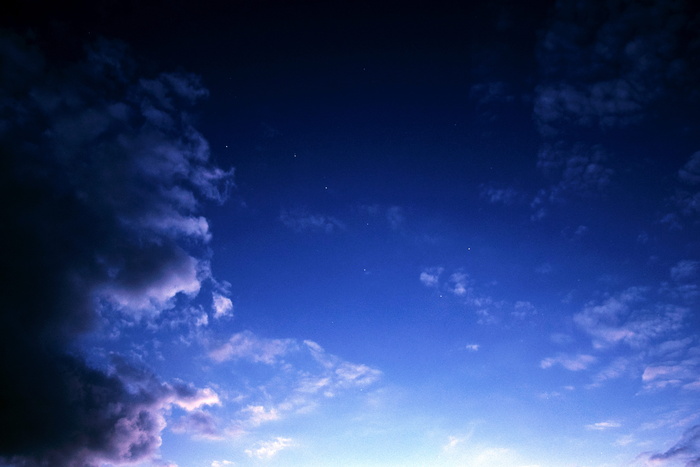 大熊座，夜晚，天空，云，星星，克里亚蒂夫，曼奇克，云天