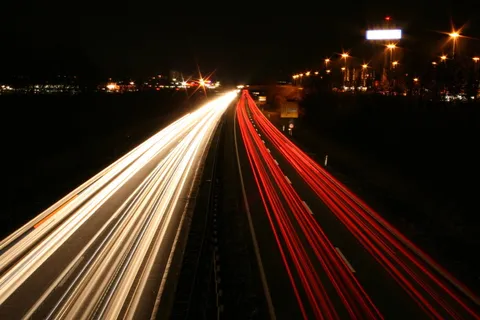 长时间曝光, 汽车, 灯, 路, 夜, 光, 交通, 驱动器 长时间曝光, 汽车, 灯, 路, 夜, 光, 交通, 驱动器