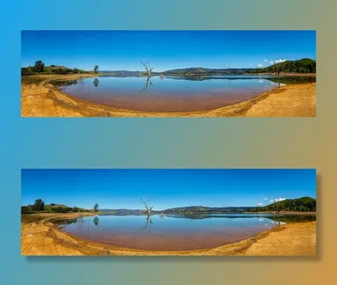 蓝天，日光，田园诗，湖泊，风景，山脉，户外，全景