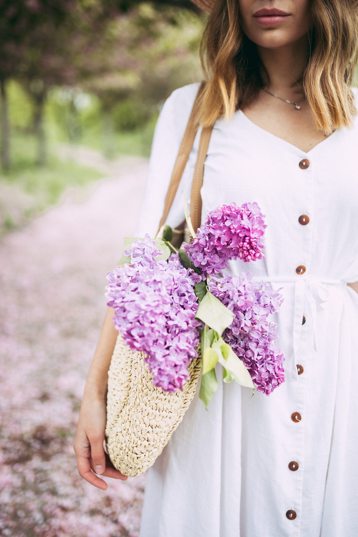 服装，服饰，人，人，女性，女人，植物，服饰