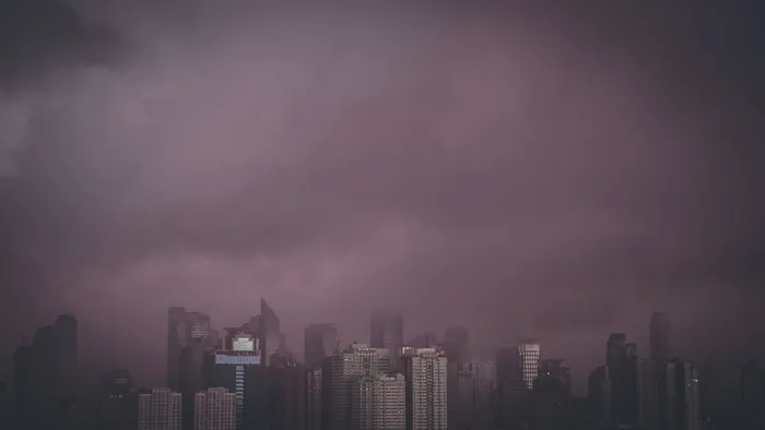 摩天大楼航拍照片