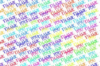 白色、背景、文本叠加、谢谢、字体、彩色、文字、颜色