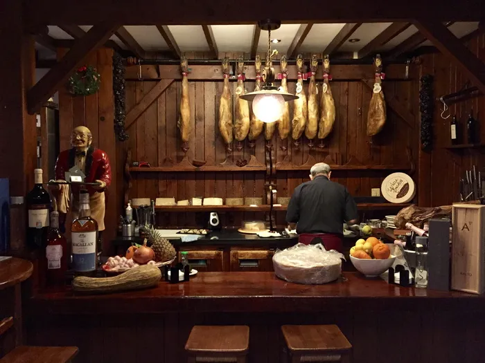 西班牙，餐厅，火腿，食品，酒吧，Jamon，奶酪，木制