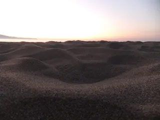 海滩，假日，地中海，沙滩，傍晚，沙漠，沙丘，自然