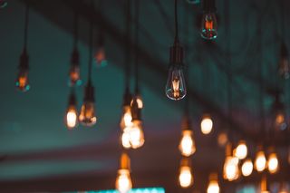 光, 灯泡, 灯光, 耀斑, 灯具, LED, 氖, 大灯