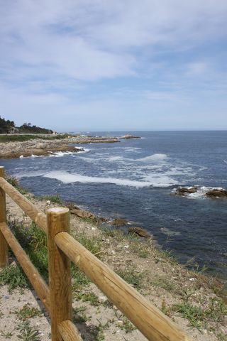 ria，云，风景，海，水，浪，天空，风景-自然