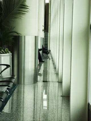 机场、候机室、候机室、室内、建筑、大楼、无人区、走廊