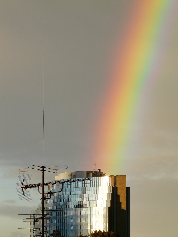 彩虹，法本斯皮尔，现象，雨，阳光，折射，天空，自然
