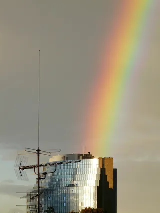 彩虹，法本斯皮尔，现象，雨，阳光，折射，天空，自然