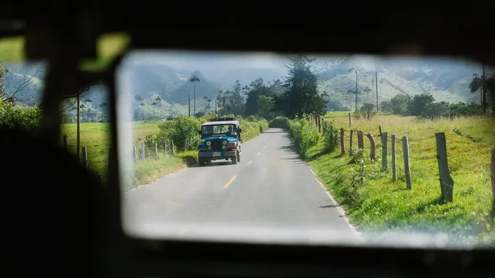 自然、景观、绿色、草地、道路、旅行、冒险、吉普车