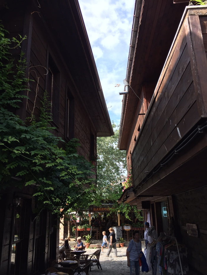 保加利亚, 内塞巴尔, 街, 建筑物, 体系结构, 建筑外观, 建筑结构, 建设