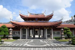 红色、灰色、庙门、混凝土、道路、新加坡、中国寺庙、宝塔