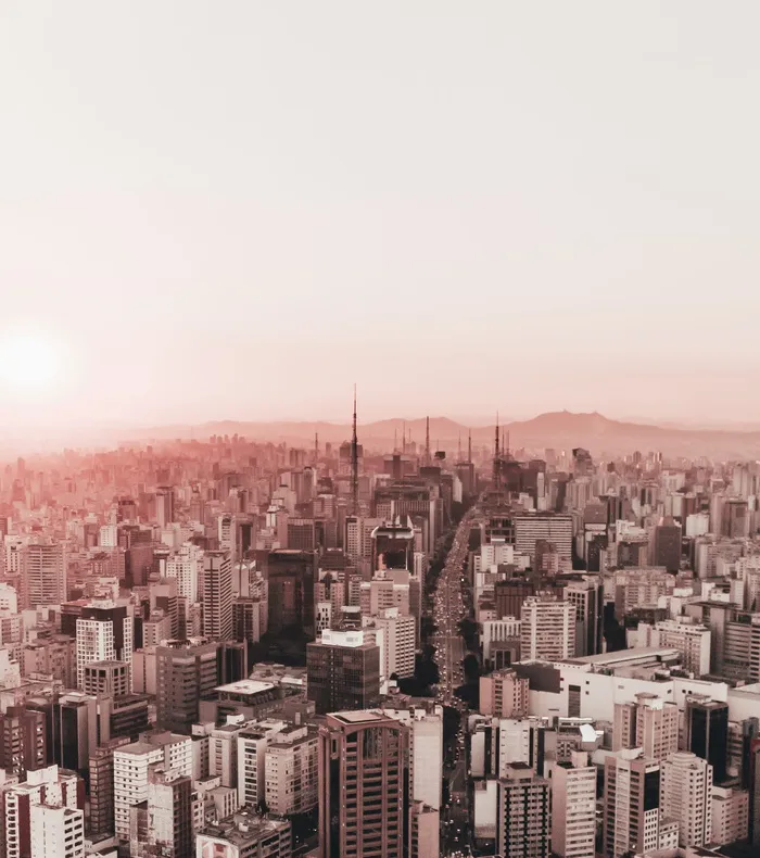 城市，天空，建筑物，摩天大楼，城市景观，城市景观，深褐色，高