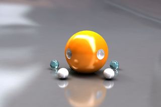 3d建模、明亮、球体、3d、工作室快照、动物表现、特写、室内