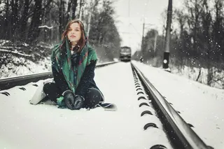 自然，户外，人，人，雪，衣服，衣服，冬天