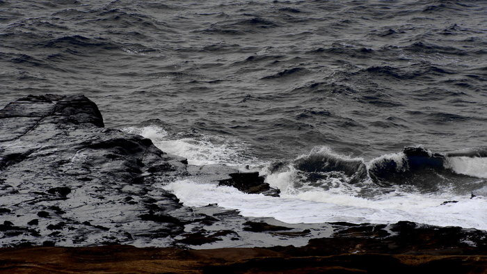美国，waimanalo，makapuu lookout，rocks，ocean，hawaii，ridge，black